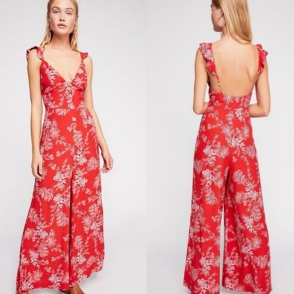 New Free People The sz 10 The One To Be Jumpsuit